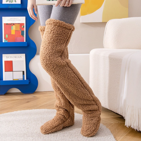 Mavilde | Fluffy benvarmere sokker