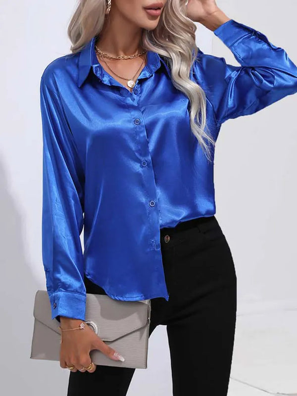 Mavilde | Flowing Satin Shirt