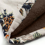 Mavilde | Fleece Jakke med blomsterprint