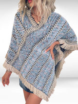 Mavilde | Varm strikket poncho